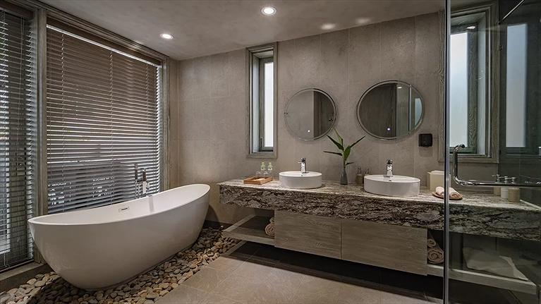 Toilet của căn villa