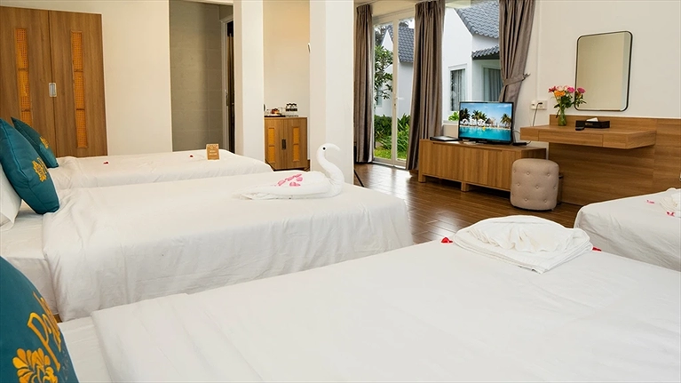 Standard Family Garden gồm 4 giường đơn