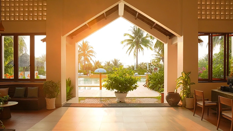 Khu vực sảnh làm thủ tục check-in