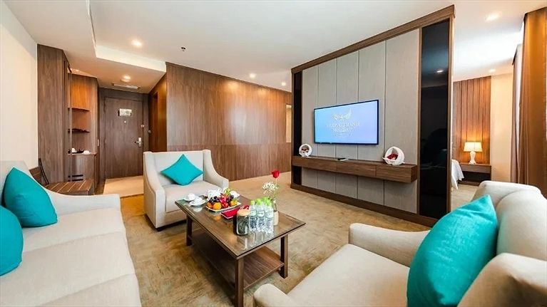 Nội thất bên trong phòng nghỉ