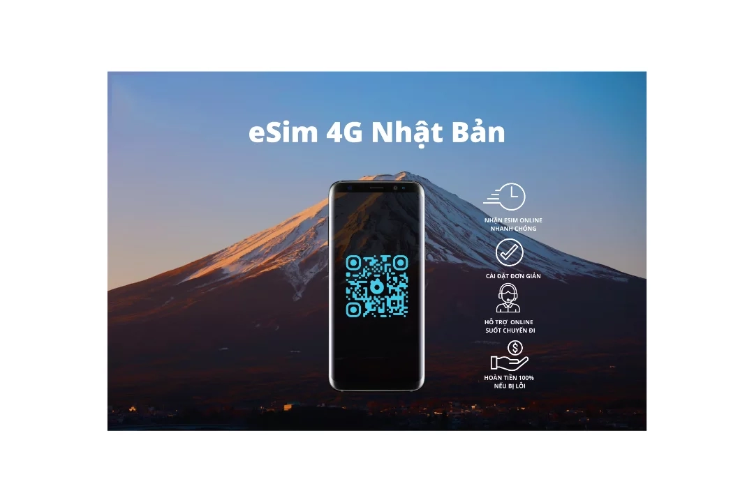 eSIM Du lịch Nhật Bản
