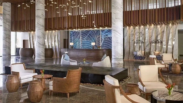 Sảnh khu khách sạn