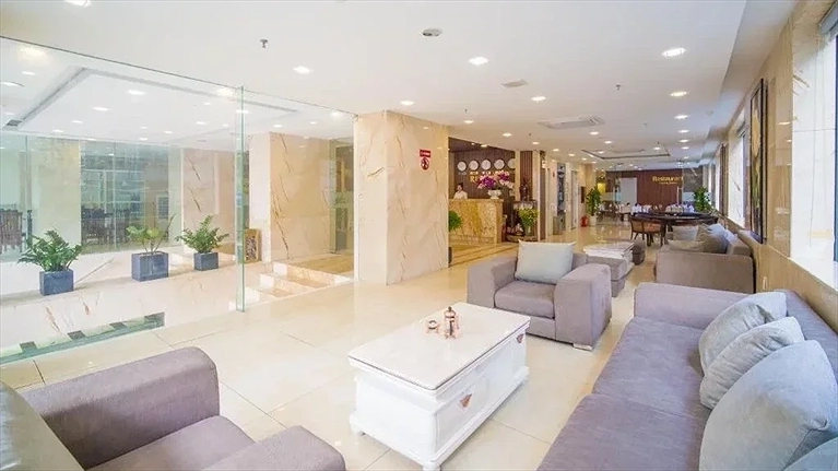 Khu vực sảnh lễ tân