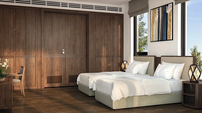 Phòng ngủ  Garden Villa