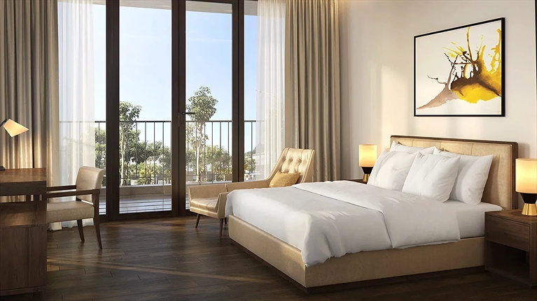 Phòng ngủ  Garden Villa