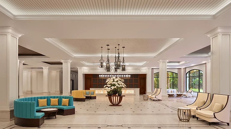 Khu vực Lobby rộng rãi