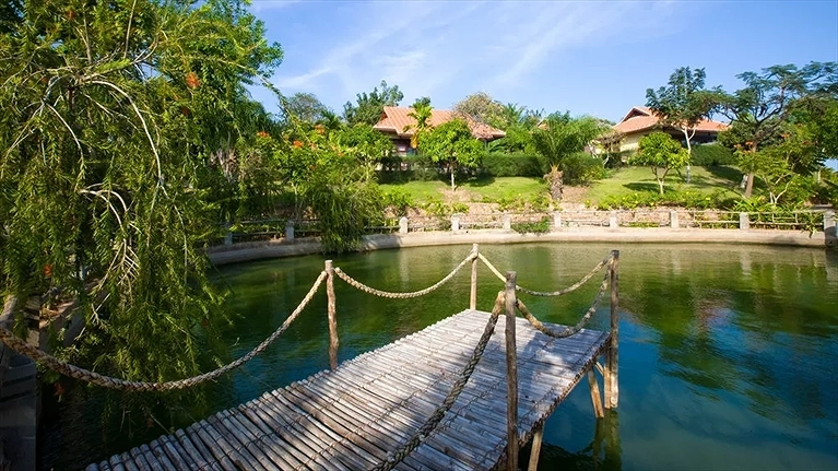 Khuôn viên khu nghỉ