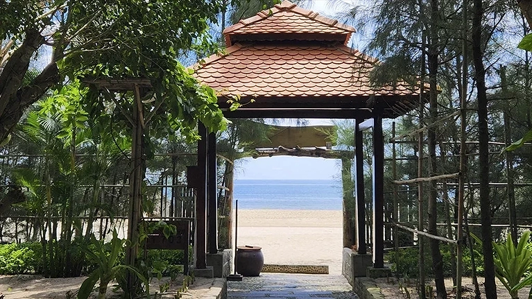 Khuôn viên khu nghỉ