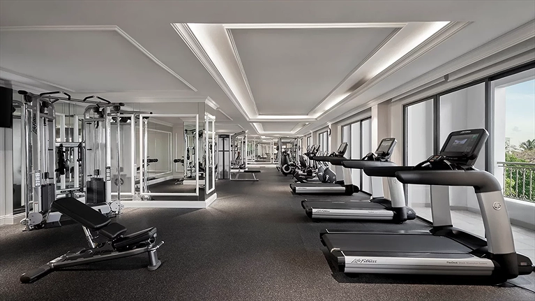 Phòng Gym với trang thiết bị hiện đại