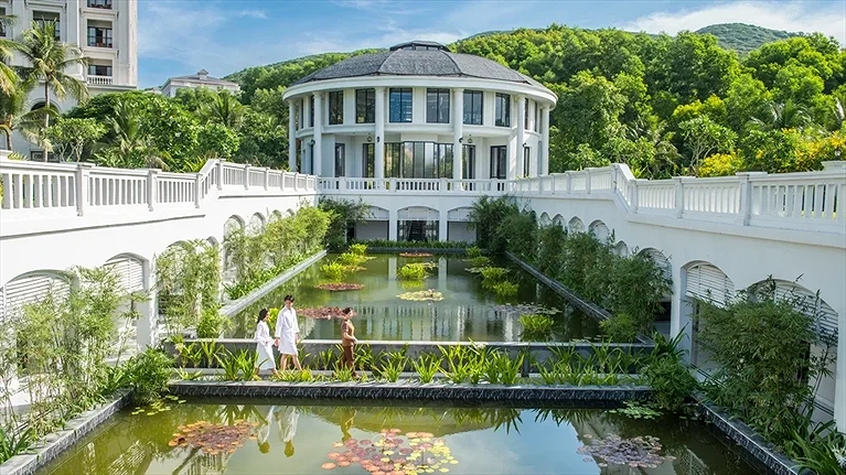 Khuôn viên Spa độc đáo