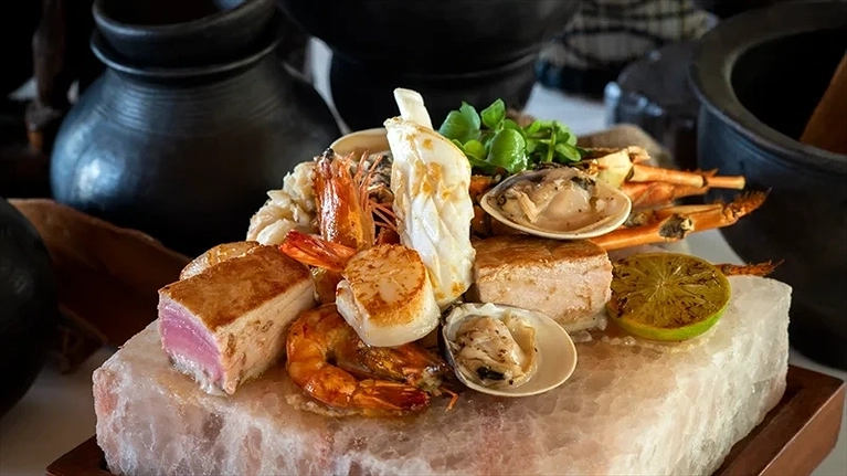 Hải sản tươi ngon ở biển Quy Nhơn