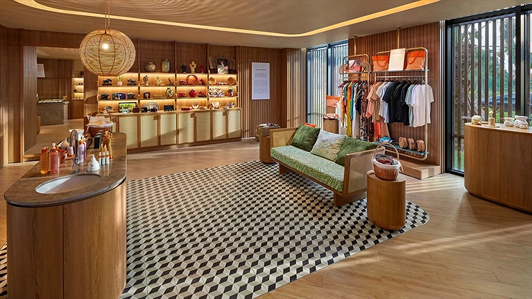 Khu vực bán đồ lưu niệm