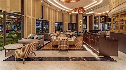 Sảnh chờ rộng rãi