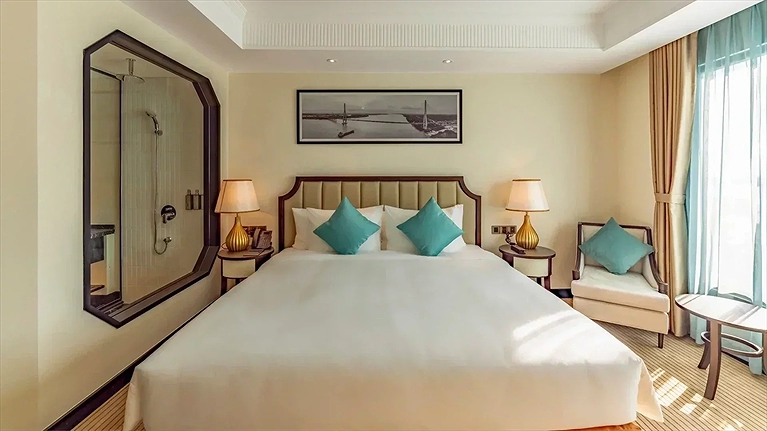 Trang bị giường rất êm ái