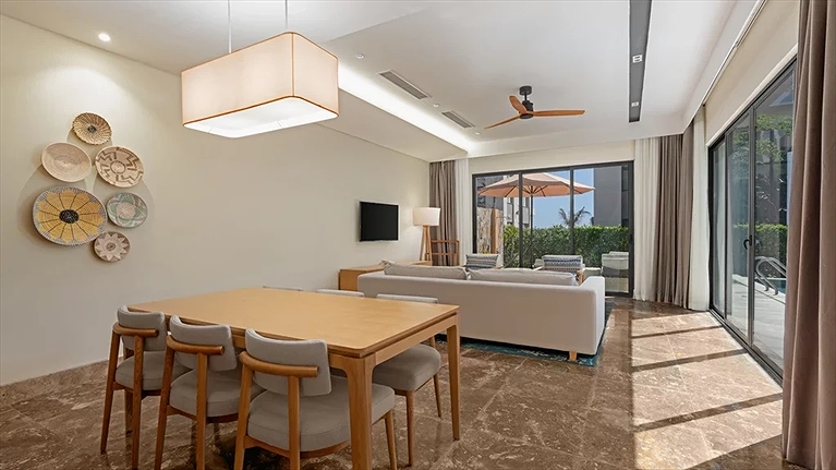 Three Bedroom Beach Front Pool Villa