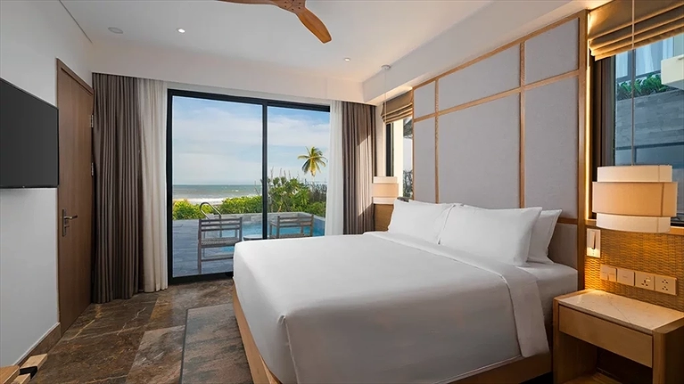 Three Bedroom Beach Front Pool Villa