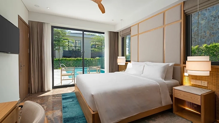 Three Bedroom Garden View Pool Villa