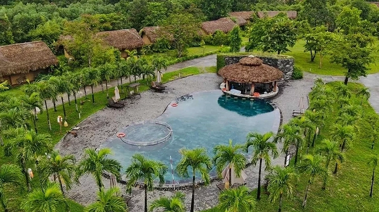 Quang cảnh chung của khu nghỉ