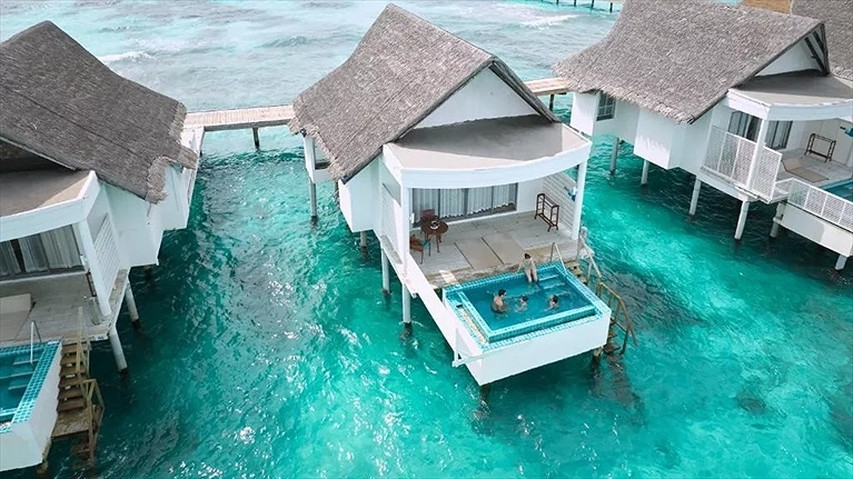 Club Sunset Overwater Villa with Pool