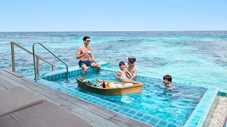 Club Sunset Overwater Villa with Pool