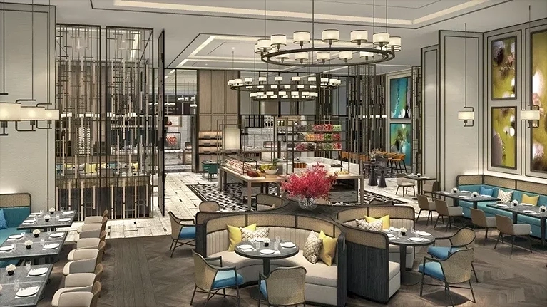 Khu vực nhà hàng ấm cúng