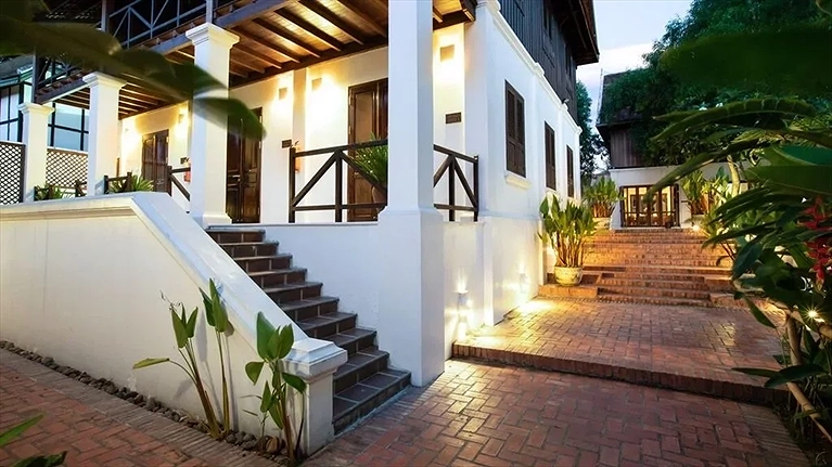 Khuôn viên bên ngoài khu nghỉ