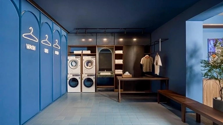 Khu vực tự giặt ủi