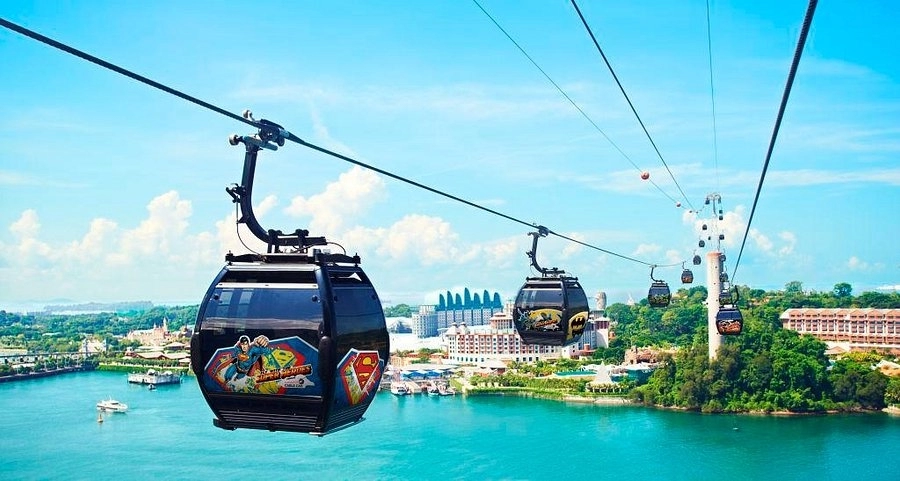 Vé Cáp Treo Singapore Sky Pass Sentosa