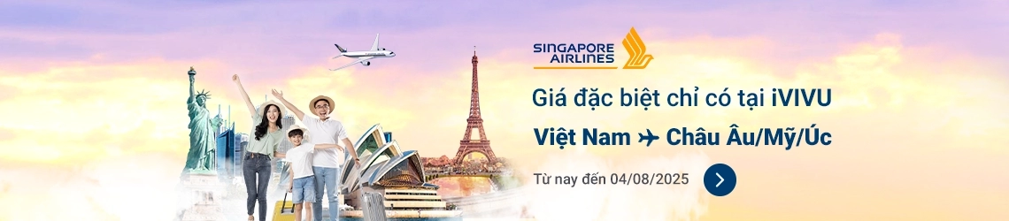Singapore Airlines - Giá đặc biệt chỉ có tại IVIVU