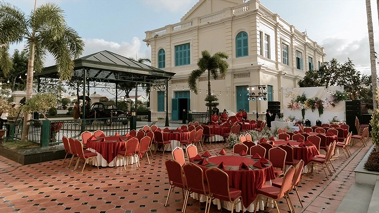 Quầy line buffet sáng