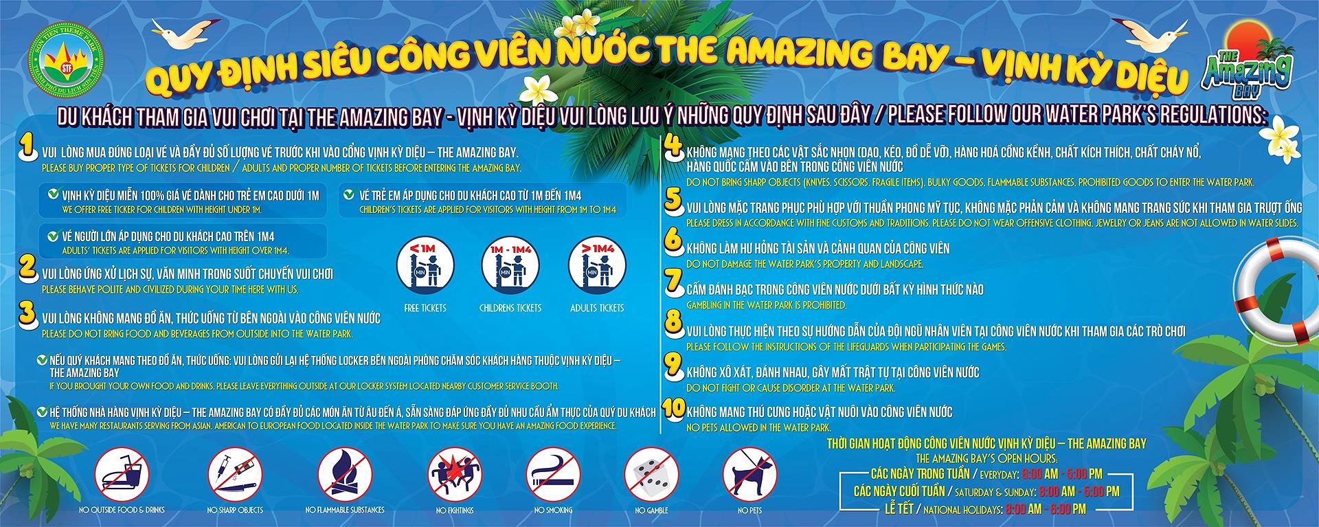 Vé Công Viên Nước The Amazing Bay – Vịnh Diệu Kỳ