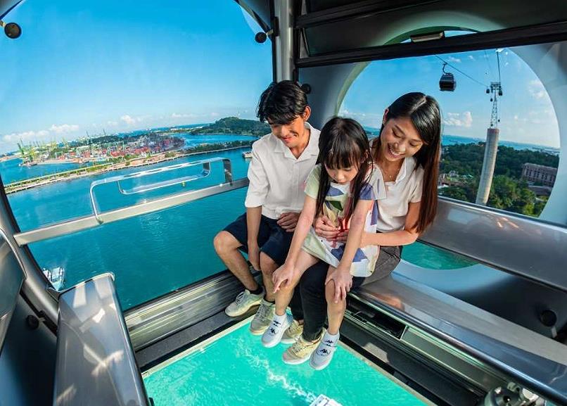Vé Cáp Treo Singapore Sky Pass Sentosa