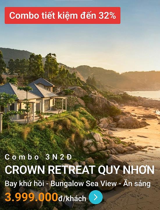 Khu nghỉ dưỡng Crown Retreat Quy Nhơn