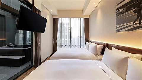 Junior Suite 2 Queen beds with Open-Air Bath Veranda