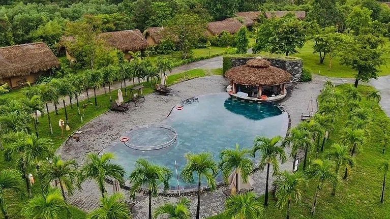 Quang cảnh chung của khu nghỉ