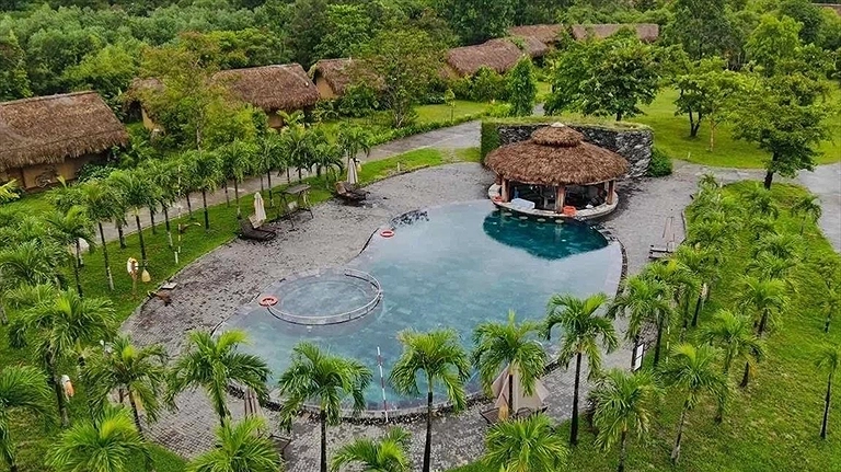 Quang cảnh chung của khu nghỉ