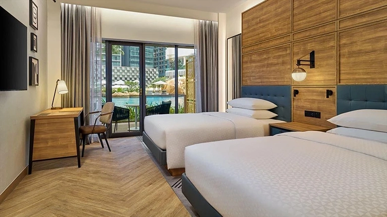 Cabana 2 Doubles hướng hồ bơi