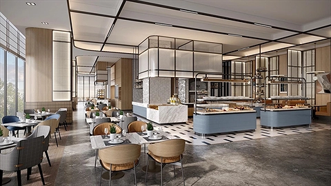 Nhà hàng Daily Social - phục vụ bữa sáng buffet hàng ngày