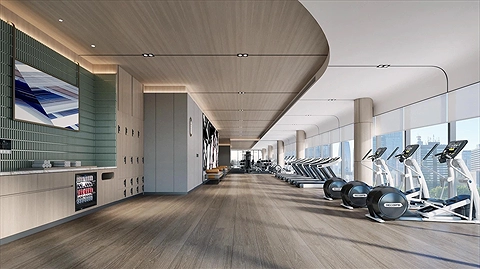 Trung tâm thể hình với các trang thiết bị Gym, Yoga hiện đại