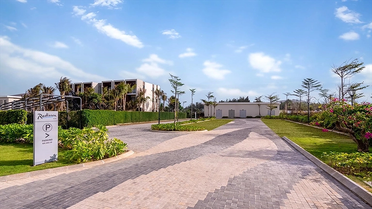 Lối vào khu nghỉ dưỡng