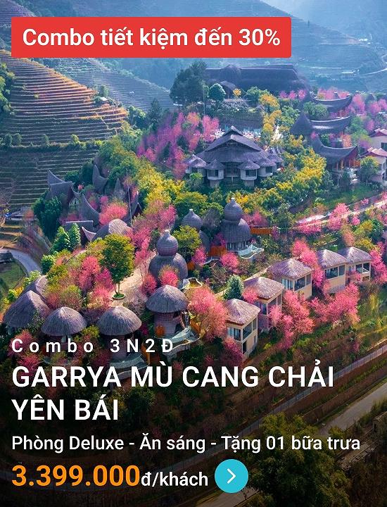 Khu nghỉ dưỡng Garrya Mù Cang Chải Yên Bái