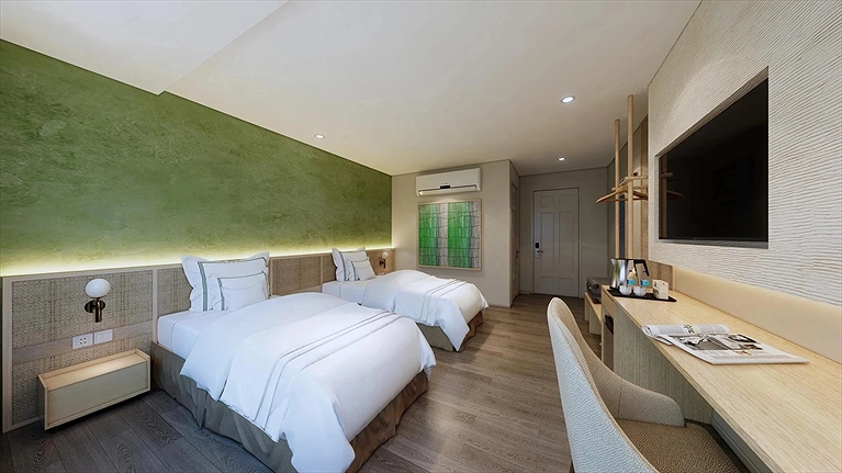 Phòng Deluxe Twin Window Alley View