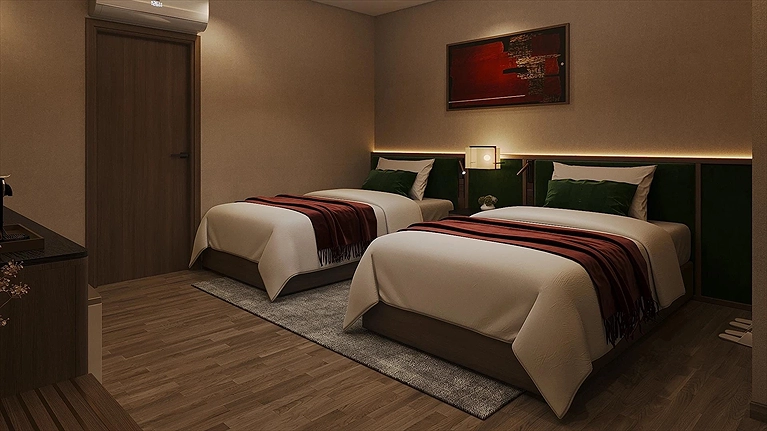 Phòng Deluxe Twin No View