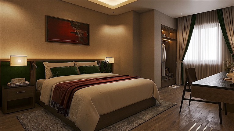 Phòng Deluxe Double City View