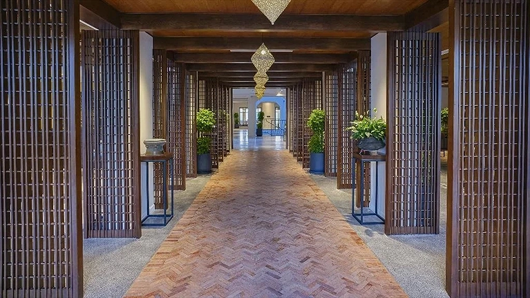 Lối vào sảnh check-in