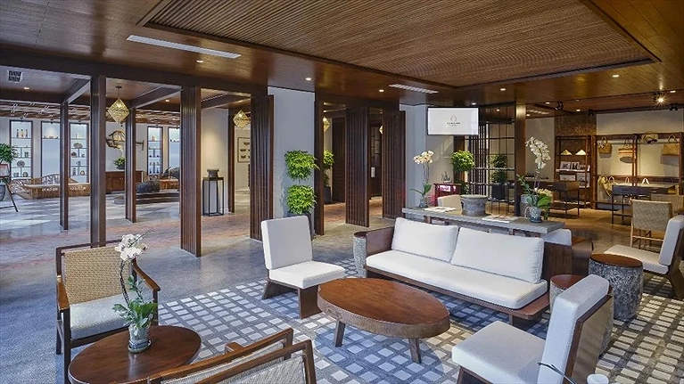 Khu vực sảnh lễ tân