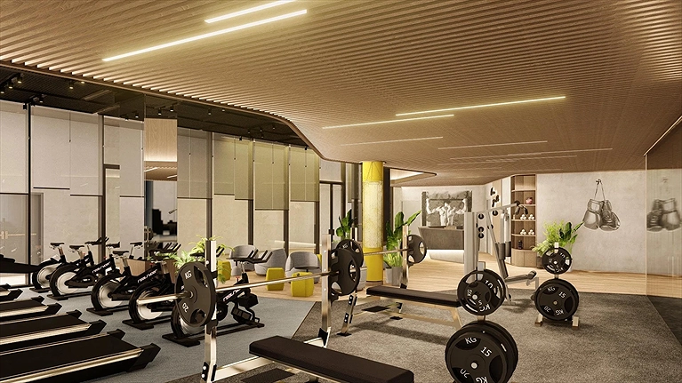 Khu vực phòng Gym