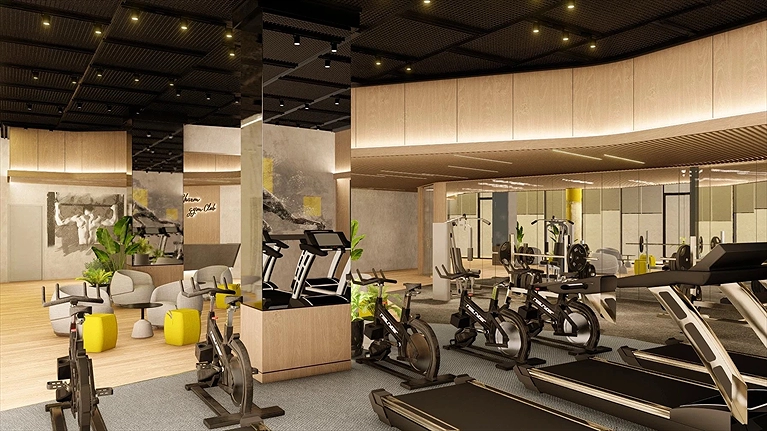 Khu vực phòng Gym