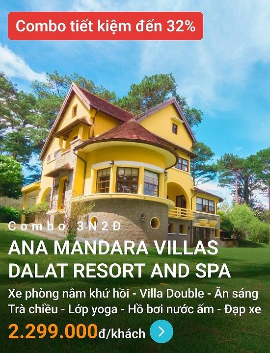 Khu nghỉ dưỡng Ana Mandara Villas Dalat Resort and Spa