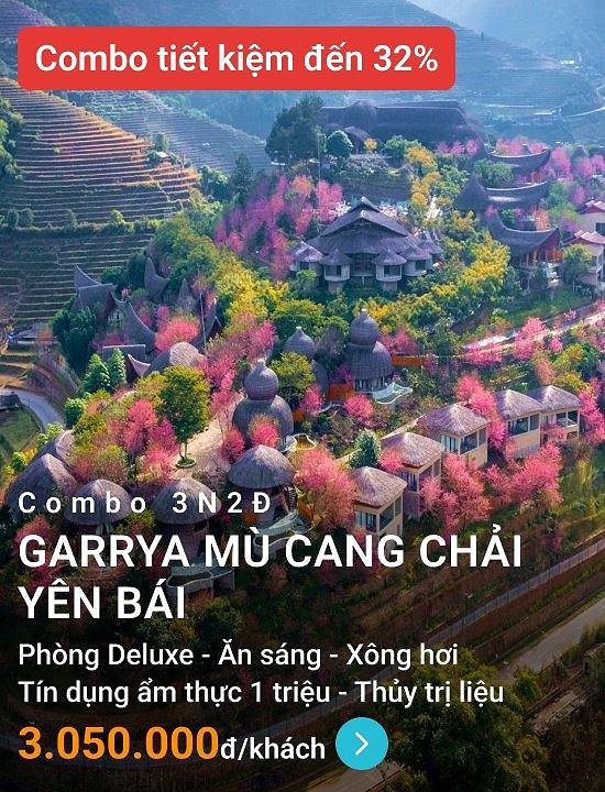 Khu nghỉ dưỡng Garrya Mù Cang Chải Yên Bái